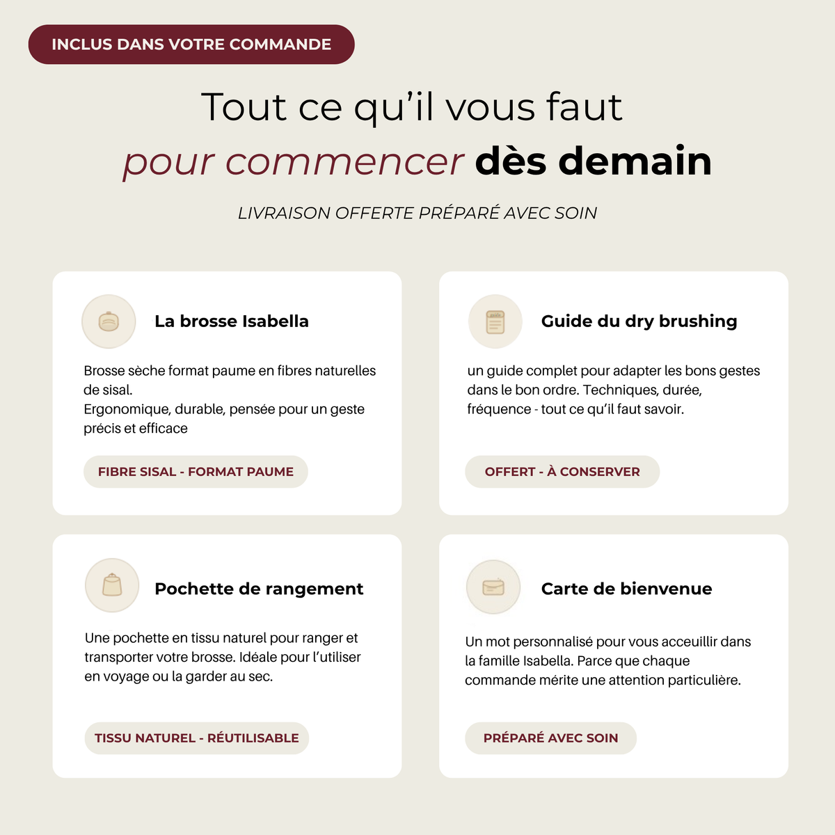 Quelques minutes par jour pour une peau plus douce