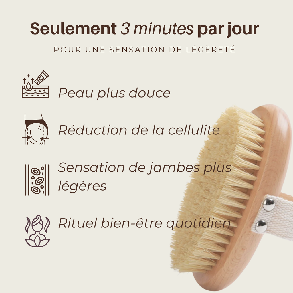 Quelques minutes par jour pour une peau plus douce