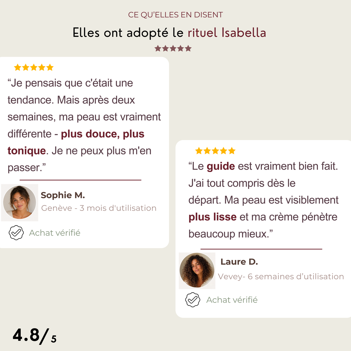 La brosse corps Isabella